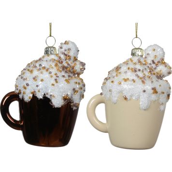 Joulukoriste muki vaahdolla 9,5 cm lajitelma