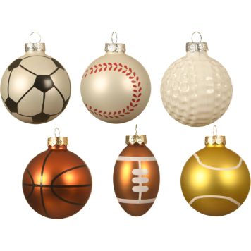 Joulukoriste palloilu 6,5 cm lajitelma