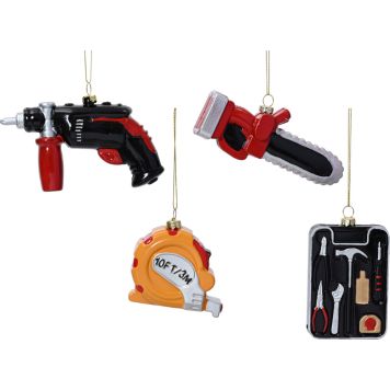 Joulukoriste työkalu 6 x 14 cm lajitelma