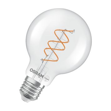 LED-lamppu Osram Vintage 1906 Globe 80 Spiral Filament 60 E27 806 lm 2700K Kirkas