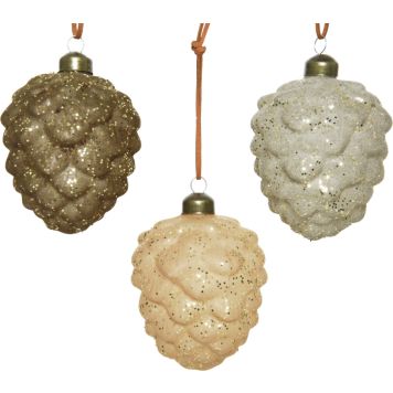 Joulukoriste käpy 10 cm lajitelma