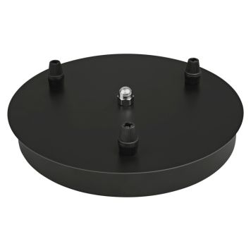 Kattokuppi Osram Vintage 1906 3-os musta Ø 20 cm