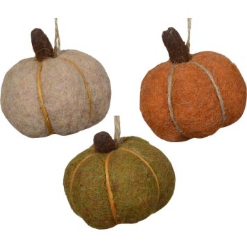 Joulukoriste kurpitsa 6 cm lajitelma