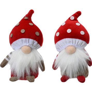 Tonttu sienilakilla 14,5 cm lajitelma