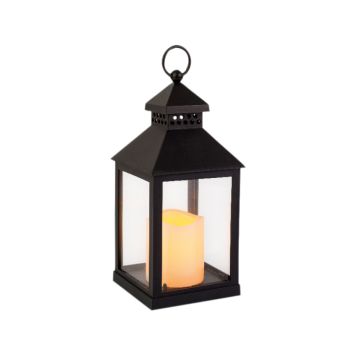 Lyhty LED-kynttilällä lajitelma