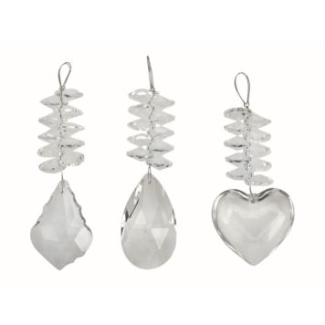 Lasikristalliriipus 10 cm