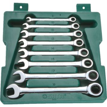 Räikkälenkkiavainsarja Sata 8-os. 8-19 mm