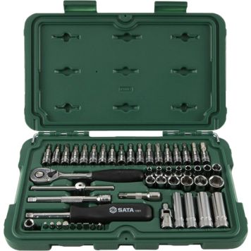 Räikkä- ja hylsysarja Sata 52-os. 1/4"