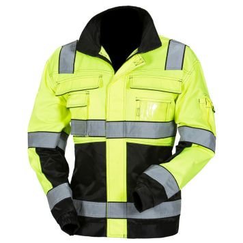 Työtakki LB Lk.2 kelta/musta 4140