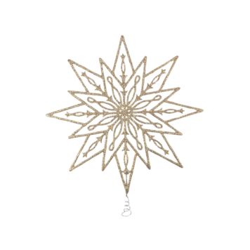Filigraanilatvatähti 25 cm shampanja