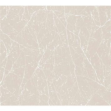 Kuitutapetti A.S. Creation Terra Oksat Beige-Valkoinen