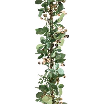 Lehtipunos 85 mm x 2 m vihreä-shampanja