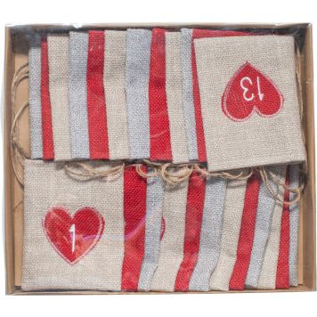 Joulukalenteripussit 24 kpl narussa