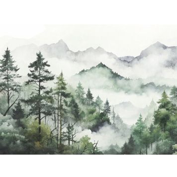 Kuitutapetti A.S. Creation Digiprint Watercolor Forest 39899-1