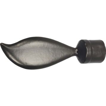 Päätykappale 20 mm Flame Musta