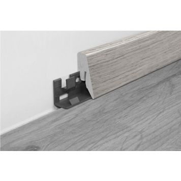 Jalkalista Logoclic K40 C Tammi Colmar MDF 19 x 40 x 2600 mm