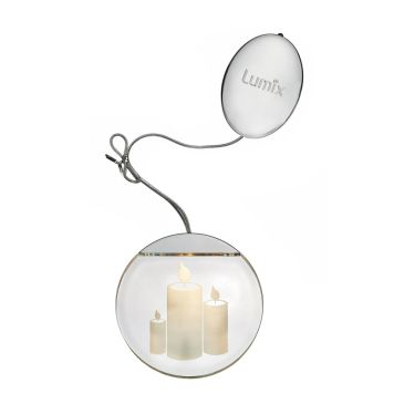 Ikkunakoriste Krinner Lumix Kynttilä Ø 10 cm