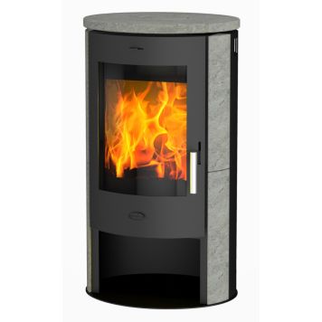 Kevyttakka Fireplace Trend musta/harmaa 98,8 x 55,2 cm