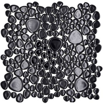 Mosaiikkilaatta XKM 890N Musta 27,5 x 27,5 cm