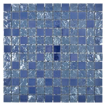 Mosaiikkilaatta Fliesen Quadrat Gakue sininen 31,6 x 31,6 cm