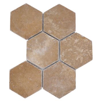 Mosaiikkilaatta Hexagon XNT HX144 Ruostepunainen 19,9 x 26,2 cm
