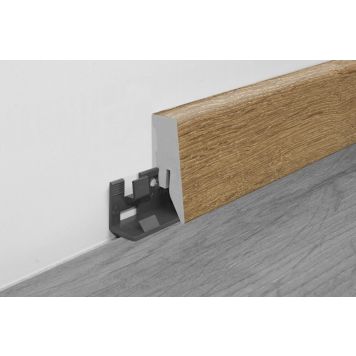Jalkalista Logoclic K50 Tammi Home Run MDF 18 x 50 x 2600 mm