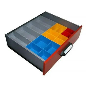 Lokerikko Laatikostoon Küpper Monivärinen