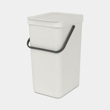 Roska-astia Brabantia Sort&Go 16 l Vaaleanharmaa