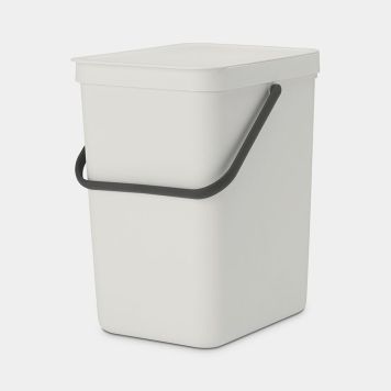 Roska-astia Brabantia Sort&Go 25 l Vaaleanharmaa