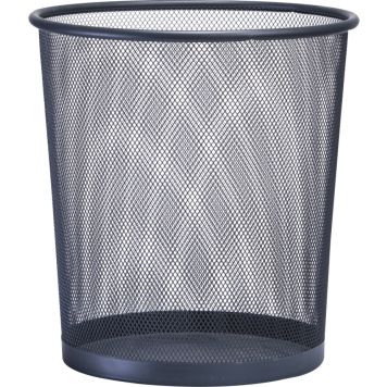 Roskakori Zeller Mess Tummanharmaa Pieni