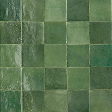 Seinälaatta Marazzi Zellie Vert Bouteille 10 x 10 cm