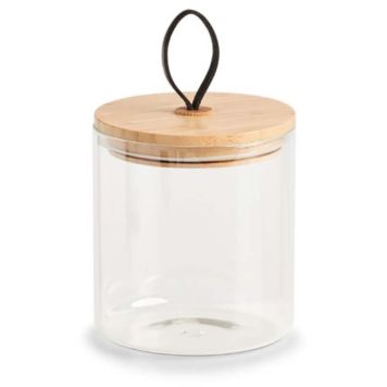 Lasipurkki Bambukannella 880 ml