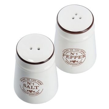 Suola- ja Pippuri Sirotinsetti Zeller Valkoinen