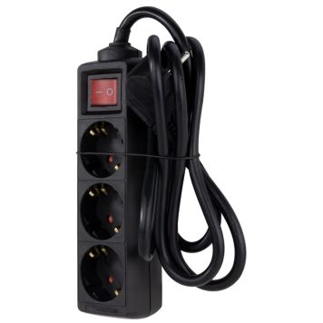 Jatkojohto Rev 3-Osainen 5M Musta