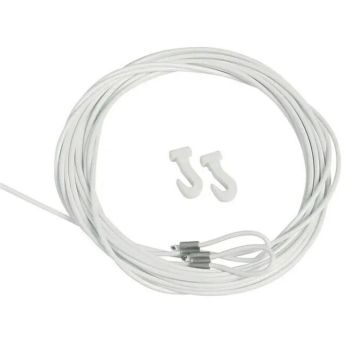 Ripustusvaijeri Nielsen Valkoinen 2 kpl 2 m