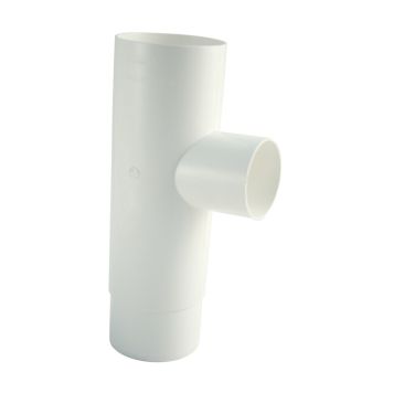 Haaraputki 87° Marley DN 75/53 valkoinen