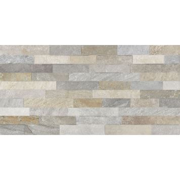 Verhoilukivi Frassinoro Quartzite 3D 30 x 60,4 cm Harmaa