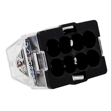 Rasialiitin Voltomat musta 8 x 2,5 mm² 50 kpl/pkt