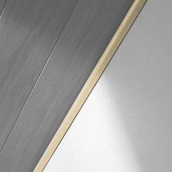 Peitelista Logoclic 6 x 25 x 2600 mm MDF vaahtera