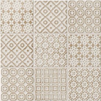 Seinälaatta Batik Vaaleanruskea 10 x 10 cm