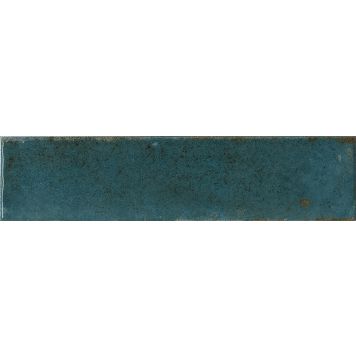 Seinälaatta Bayker Raku Blu Oriente 6 x 25 cm