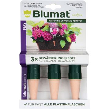 Ruukkukastelija Blumat muovipulloihin 3 kpl