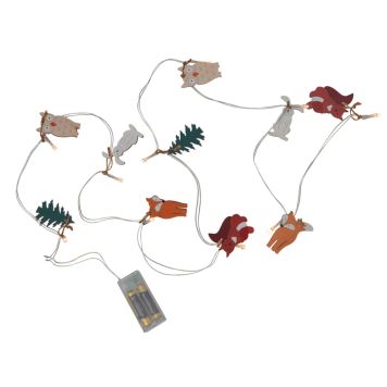 Valoketju Eglo Forest Friends 10 x LED 180 cm IP20