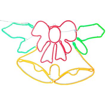 Siluetti Eglo Joulukellot 680 x LED 
85 x 54 cm IP44