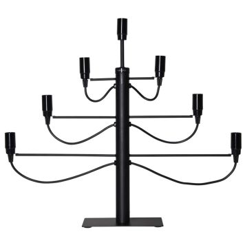 Kynttelikkö Eglo Milano musta 7-os