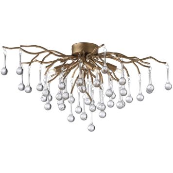 Kattovalaisin Paul Neuhaus Icicle messinki Ø 60 cm