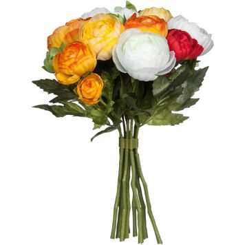 Silkkikasvi leinikkikimppu oranssi