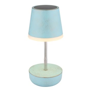 Solar pöytävalaisin Globo sininen