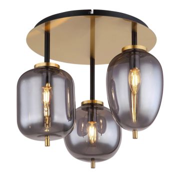 Kattovalaisin Globo Blacky 3-os Ø 46 cm Messinki