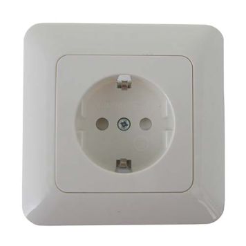 Pistorasia Harju 1-os. IP20 Valkoinen 84 x 84 mm